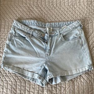 H&M Light Blue Jean Shorts